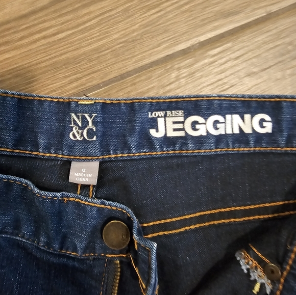 NY&C Low Rise Jegging Blue Jean Size 8 - Picture 4 of 4